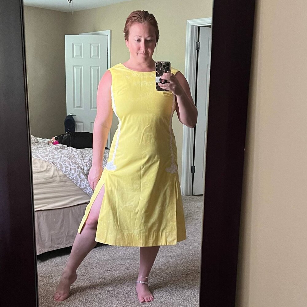 Vintage The Lilly Pulitzer Yellow Dress
